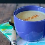 Roasted Cauliflower Soup with Cheddar Cheese was pinched from <a href="http://www.rachelcooks.com/2014/03/03/roasted-cauliflower-soup-with-cheddar/" target="_blank">www.rachelcooks.com.</a>