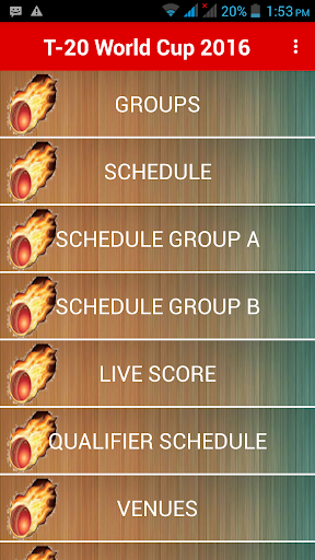 T20 WORLD CUP SCHEDULE