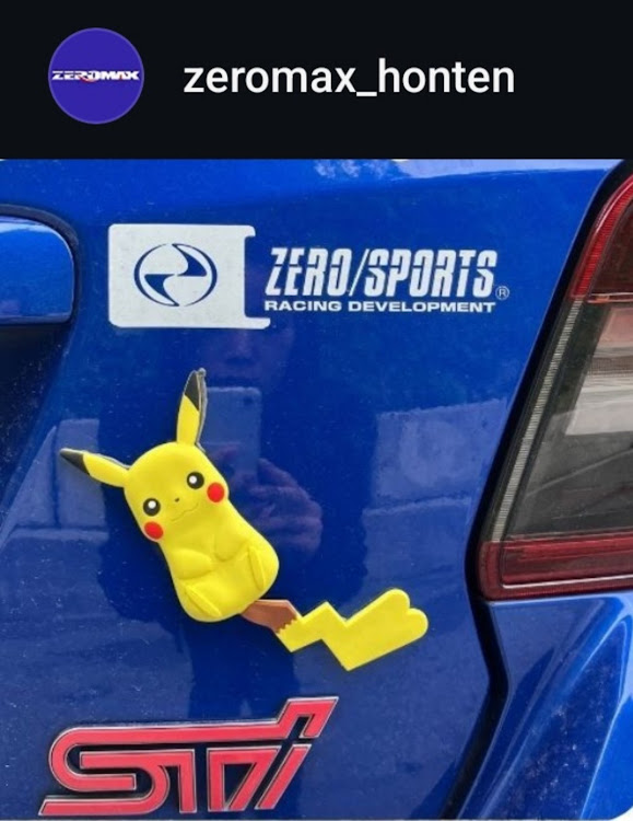 WRX STIの蛍光イエロー・自然に溶け込む⁉️・こっそりリニューアル計画中🙊・ゼロスポーツ・ずぶ濡れの愛車に関するカスタム事例の投稿画像3枚目