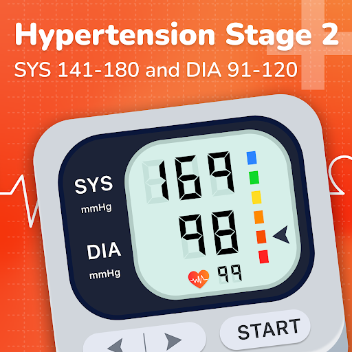 Screenshot Blood Pressure & Heart Rate  ϟ