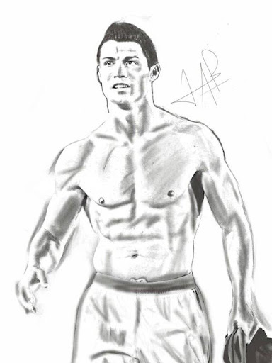 Draw Sketch Ronaldo Easy 2015