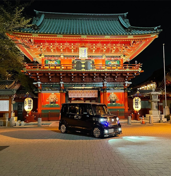 Nボックスカスタムのドライブ・春の交通安全週間・ホイール交換に関するカスタム事例の投稿画像1枚目