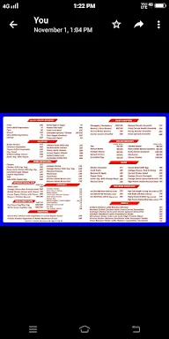 Gym Diet Adda menu 2