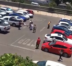 A man was shot dead after an alternation at Menlyn Maine shopping centre in Pretoria on Monday.