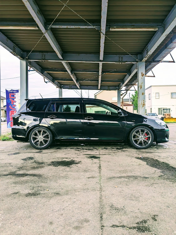 カローラフィールダーのカローラフィールダー・車高調・NZE-141・みんなの車高調が見てみたい・ビレッドグリルに関するカスタム事例の投稿画像2枚目