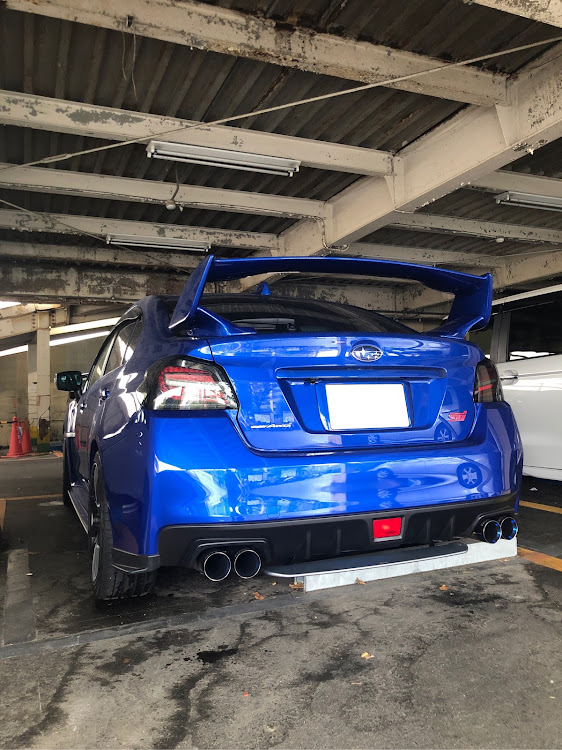WRX STIのフロント・ハヤブサテール・ROWENマフラー・RAYS・ステルスバルブに関するカスタム事例の投稿画像4枚目