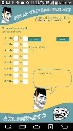 Notas Universidad App