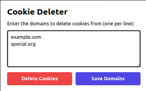 Cookie Deleter