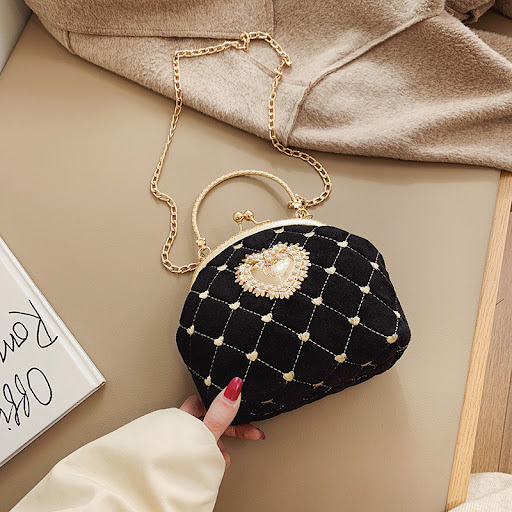 Title 8, Womens Fashion Rhombic Chain Shoulder Messenge...