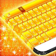 Gold Luxury Keyboard Theme  Icon