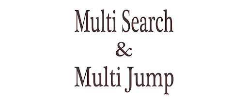 Multi Search & Multi Jump marquee promo image