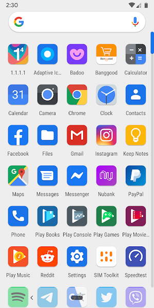 Adaptive Icon Pack Screenshot Image