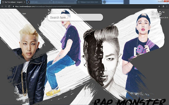 Bangtan boy Rap Monster best wallpapers