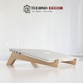 Giá Đỡ Laptop Gỗ Để Bàn Tản Nhiệt Tự Nhiên Technodecor Giá Đỡ Ipad Chống Mỏi Cổ Gấp Gọn Dành Cho Macbook Ipad Tablet