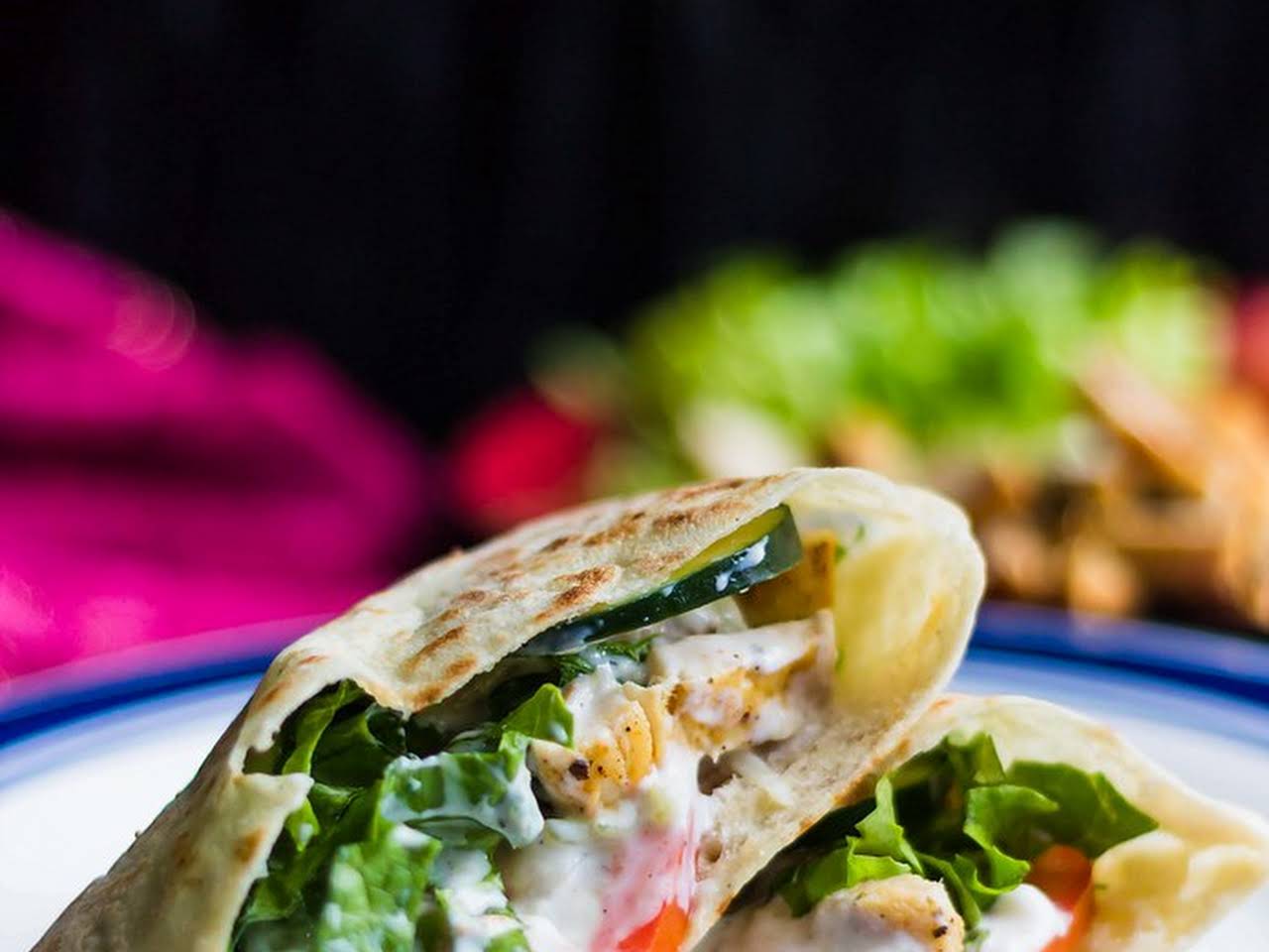 Sriracha Chickpea Salad Wraps - Budget Bytes