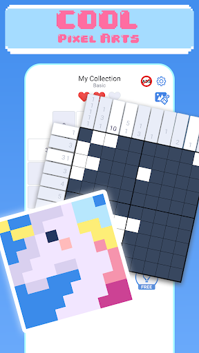 Screenshot Pixel Art Puzzle: Number Logic