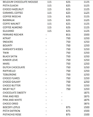 Facecake menu 2