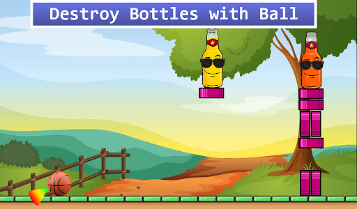 Screenshot Bottle Shooting Hit Ball Down