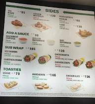 Subway menu 2