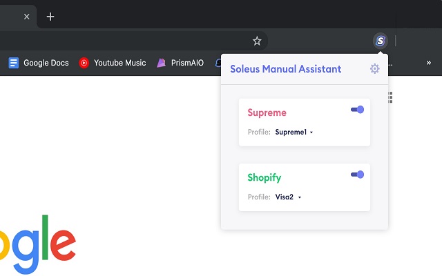 Soleus Manual Assistant chrome extension