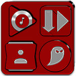 Cover Image of Tải xuống Red Icon Pack v5.0 (Free) 5.0 APK