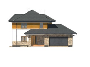 Cyprys 10 - Elewacja przednia