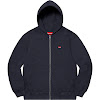 small box zip up hooded sweatshirt ss21