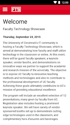 UC Faculty Technology Showcase