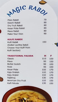 Magic Flavours menu 2