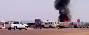 Emergency services workers had to attend to the injured after violence broke out when people occupying land illegally were evicted in Pretoria.