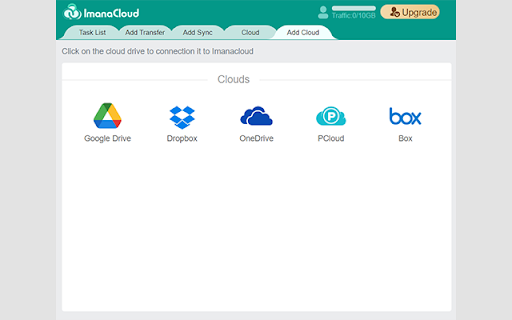 Transfer PCloud to Google Drive