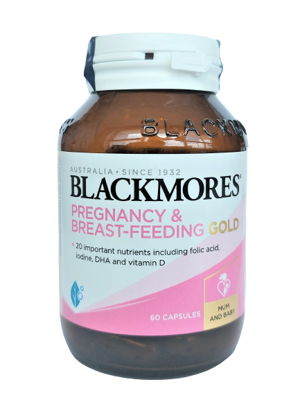 Viên uống Blackmores Pregnancy & Breast - Feeding Gold bổ sung dưỡng chất (60 viên)