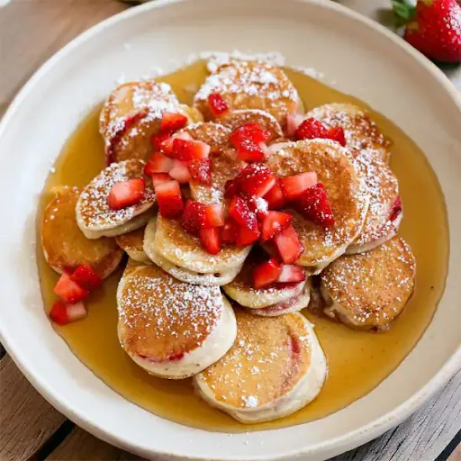 Strawberry Mini Pancakes