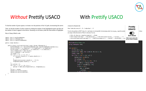 Prettify USACO