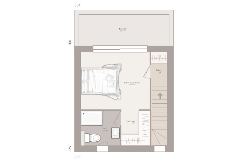  Vente Terrain + Maison - Terrain : 415m² - Maison : 125m² à Saint-Victor-de-Cessieu (38110) 