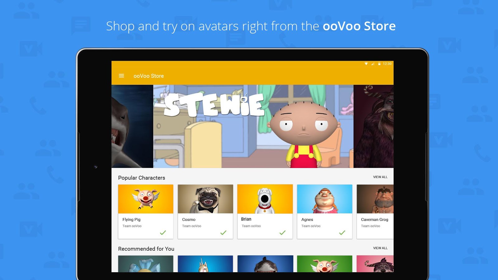 Phone Oovoo For Android Phone oovoo video call text voice android apps on google play screenshot