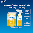 Tẩy Dầu Mỡ Vệ Sinh Nhà Bếp Seaways (Kitchen Cleaner)/Xịt Tẩy Đa Năng/ Chai 500Ml/ Túi 420Ml