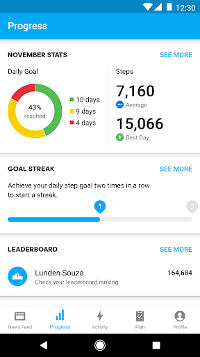 Runtastic Me: Daily Tracker