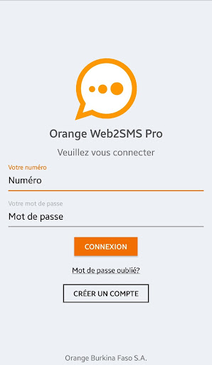 Orange Web2sms Pro