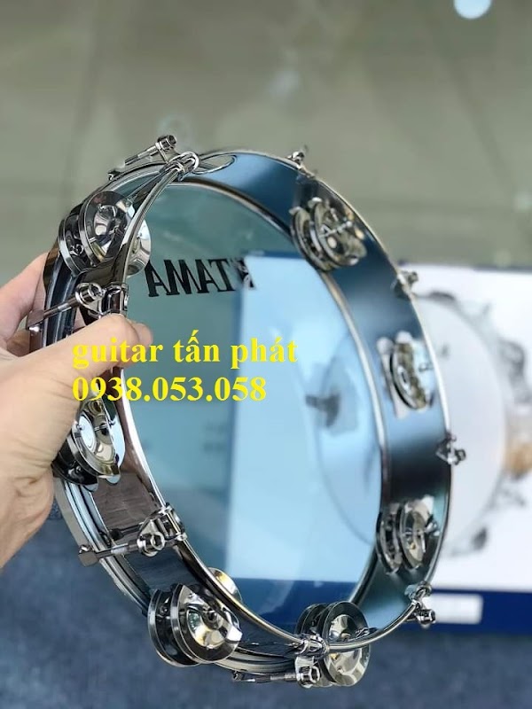 Bán trống lục lạc gõ bo tamborine - trống lắc tay giá rẻ tại hóc môn