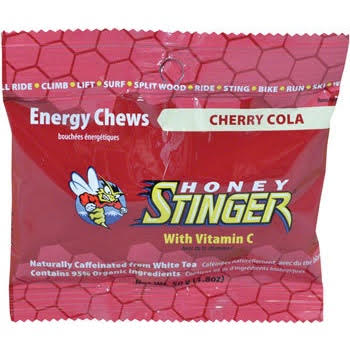 Honey Stinger Organic Energy Chews: Cherry Cola, Box of 12