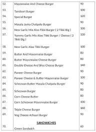 Radhe Radhe Fast Food Corner menu 5