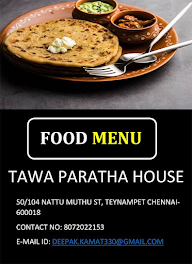 Tawa Paratha House menu 2