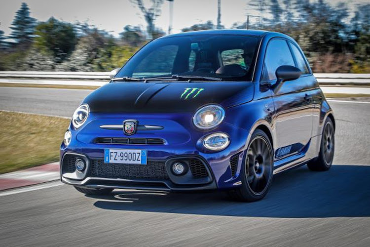 The Abarth 595 Monster Energy Yamaha cabriolet is the latest special edition from the Italian brand. Picture: SUPPLIED