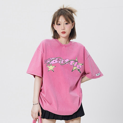 Title 5, Creative five-pointed star distressed printing ...