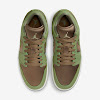 air jordan 1 low se brown kelp/sail/sky j light olive