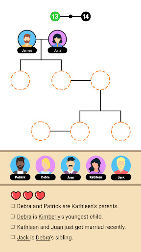 Screenshot Family Tree! - Logic Puzzles