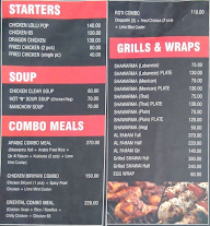 Dubai Caterers menu 1