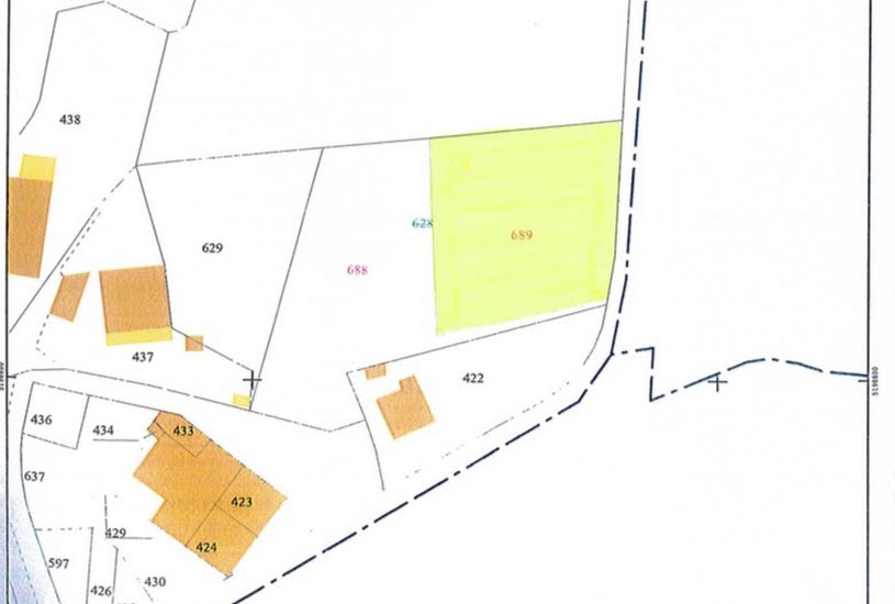  Vente Terrain à bâtir - 1 555m² à Saint-Maurice-des-Lions (16500) 