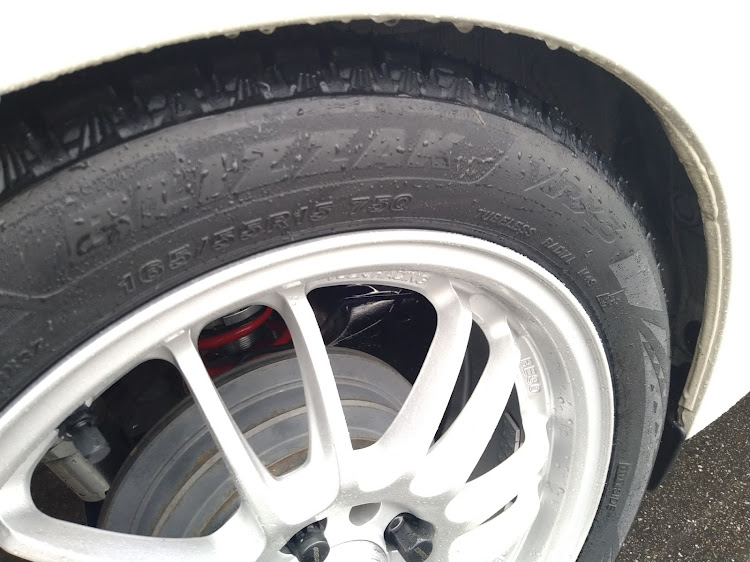 N-ONEのスタッドレスタイヤへ交換・VRX 新品🥺・BRIDGESTONE・VRX3に関するカスタム事例の投稿画像1枚目